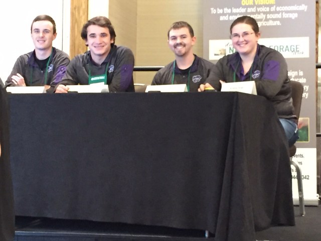 2019 ksu forage judging team
